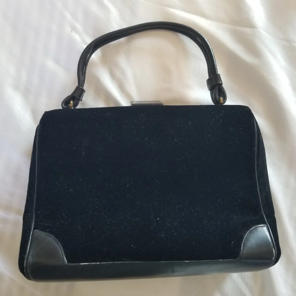 Koret | Vintage Velvet Cocktail Evening Bag - Picture 3 of 8